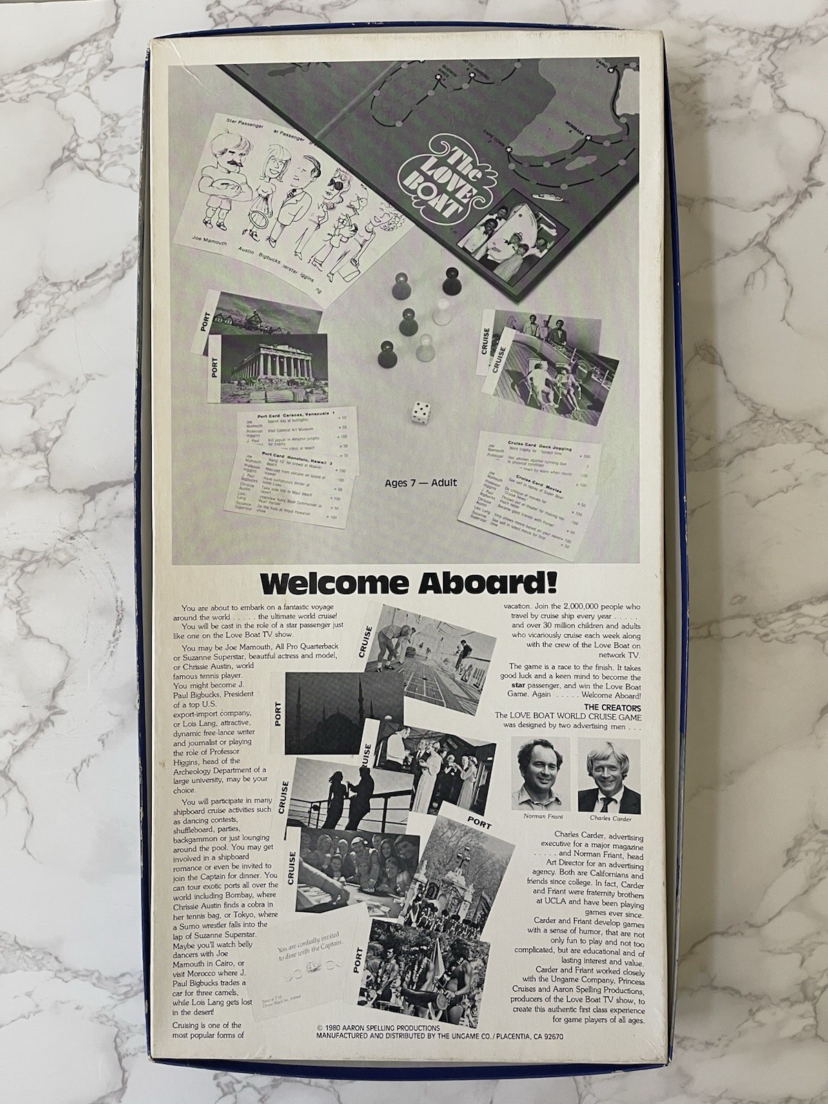 VTG 1980 The Love Boat World Cruise Board Game Complete