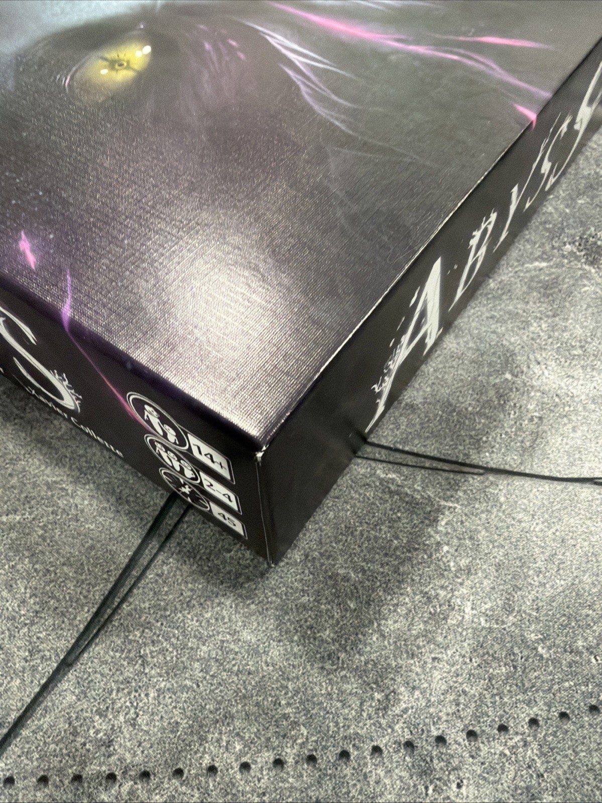 Abyss + Kraken Expansion Complete Board Game Bombyx Purple Cover Bruno Cathala