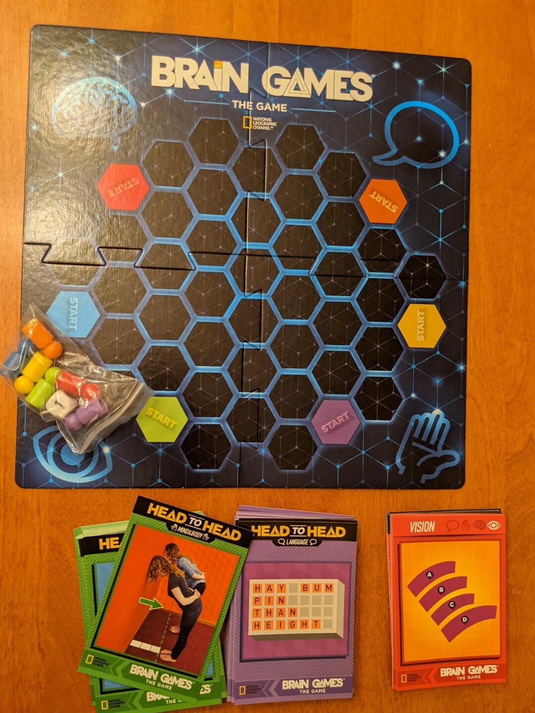 National Geographic Brain Games: The Game. Educational Family NatGeo Never Used