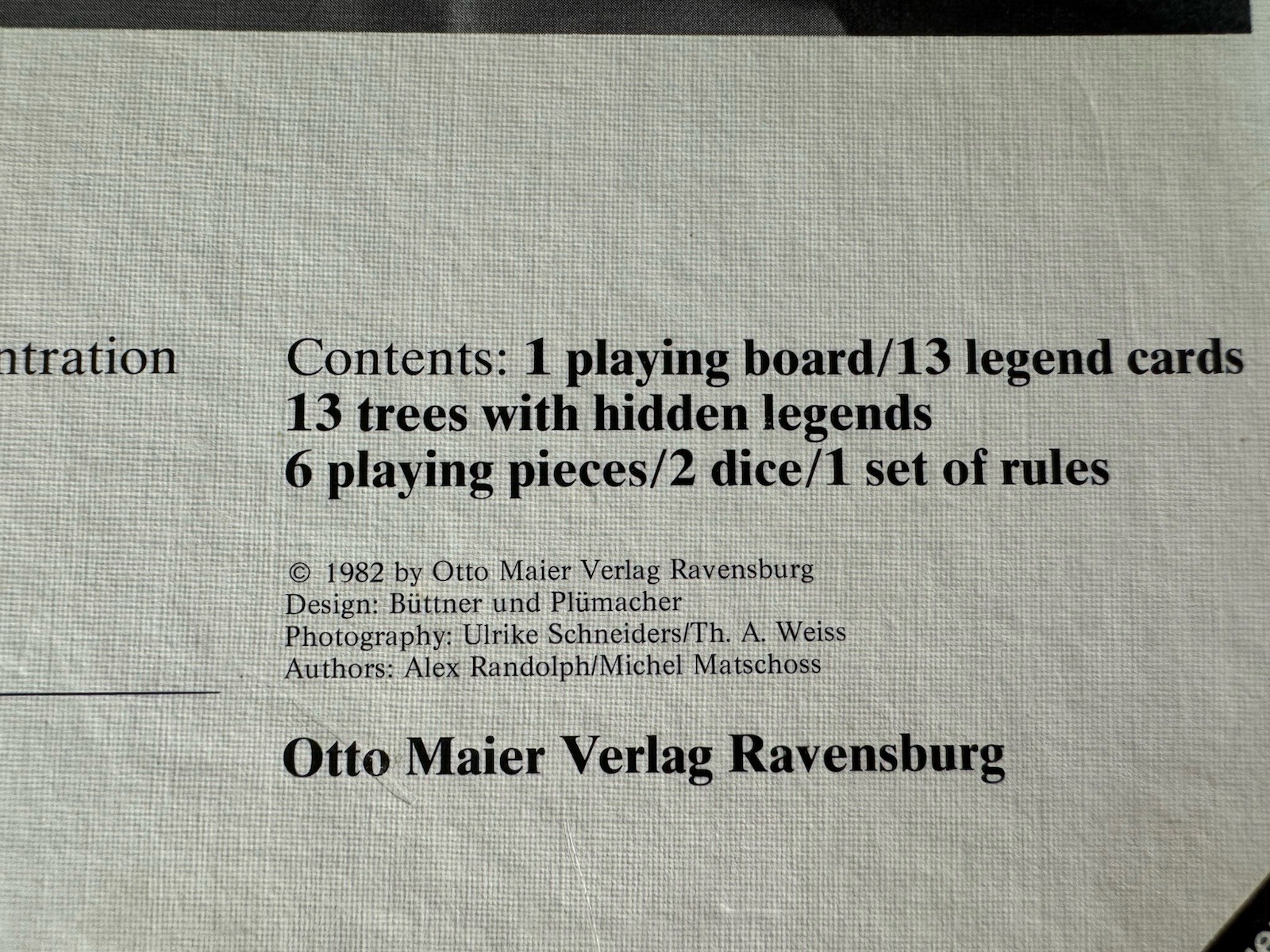 Enchanted Forest Board Game 1982 Ravensburger Complete West Germany Vintage