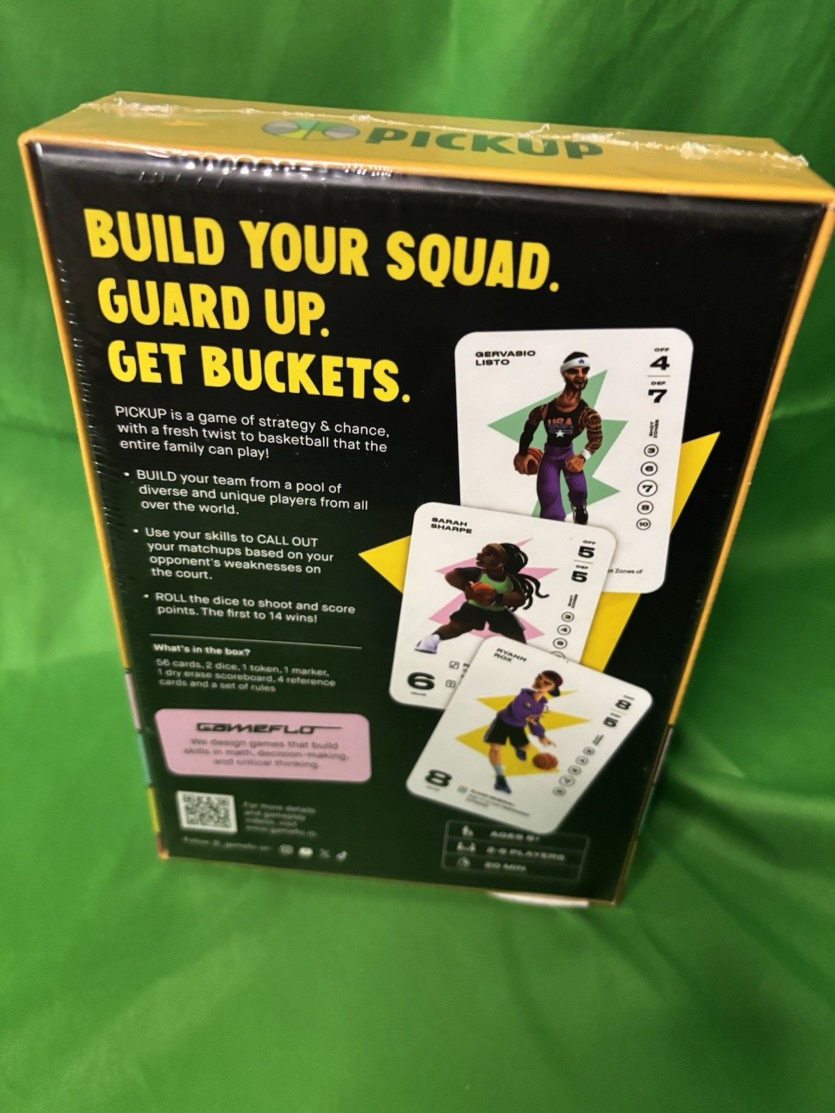 Gameflo Pickup Basketball Card Game Of Strategy Ages 8+ 2 – 6 Players NIB SEALED