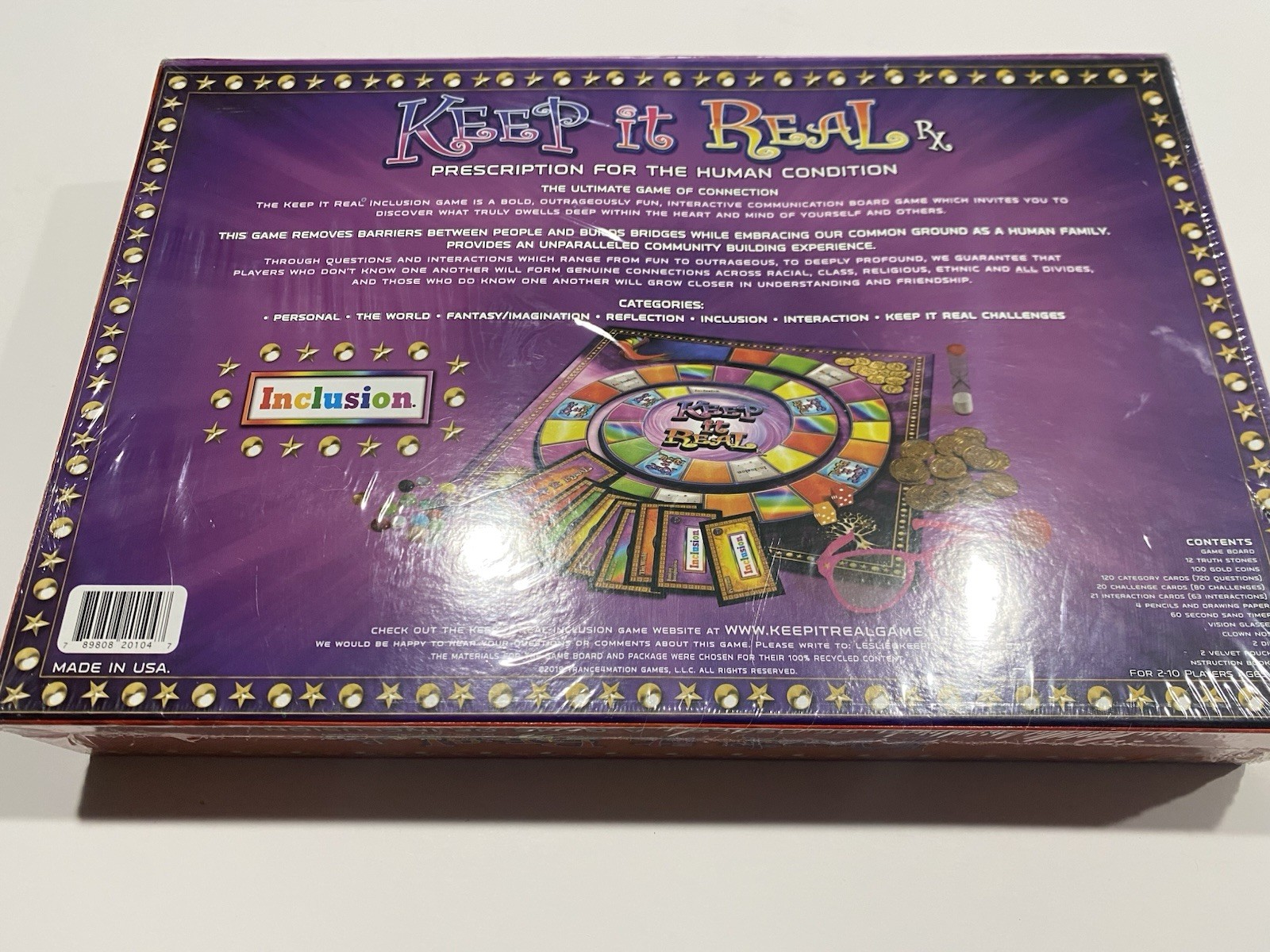 NEW Rare Board Game Keep It Real Rx Family Fun Game