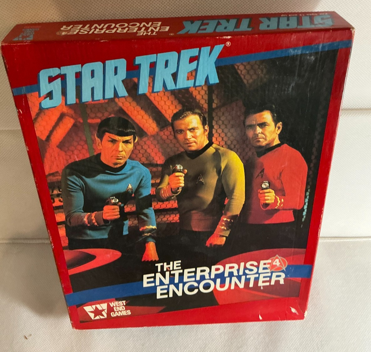 Star Trek The Enterprise Encounter Board Game 1985 West End Games Complete