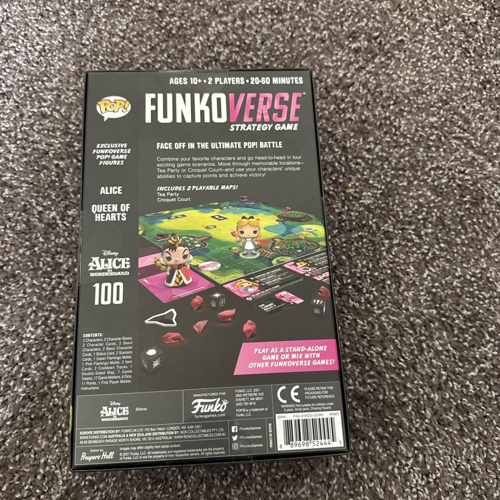Funkoverse 2021 Alice In Wonderland Disney Strategy Game CHASE FUNKO POP