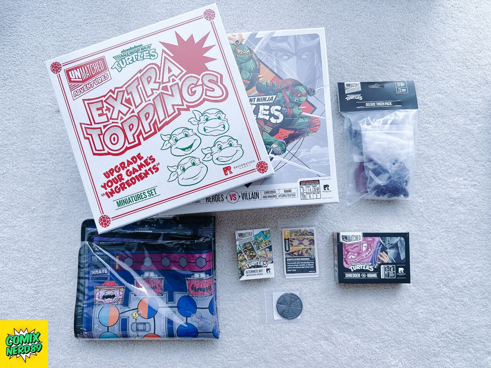 UnMatched Adv TEENAGE MUTANT NINJA TURTLES Kickstarter XL Ultimate Supreme NEW