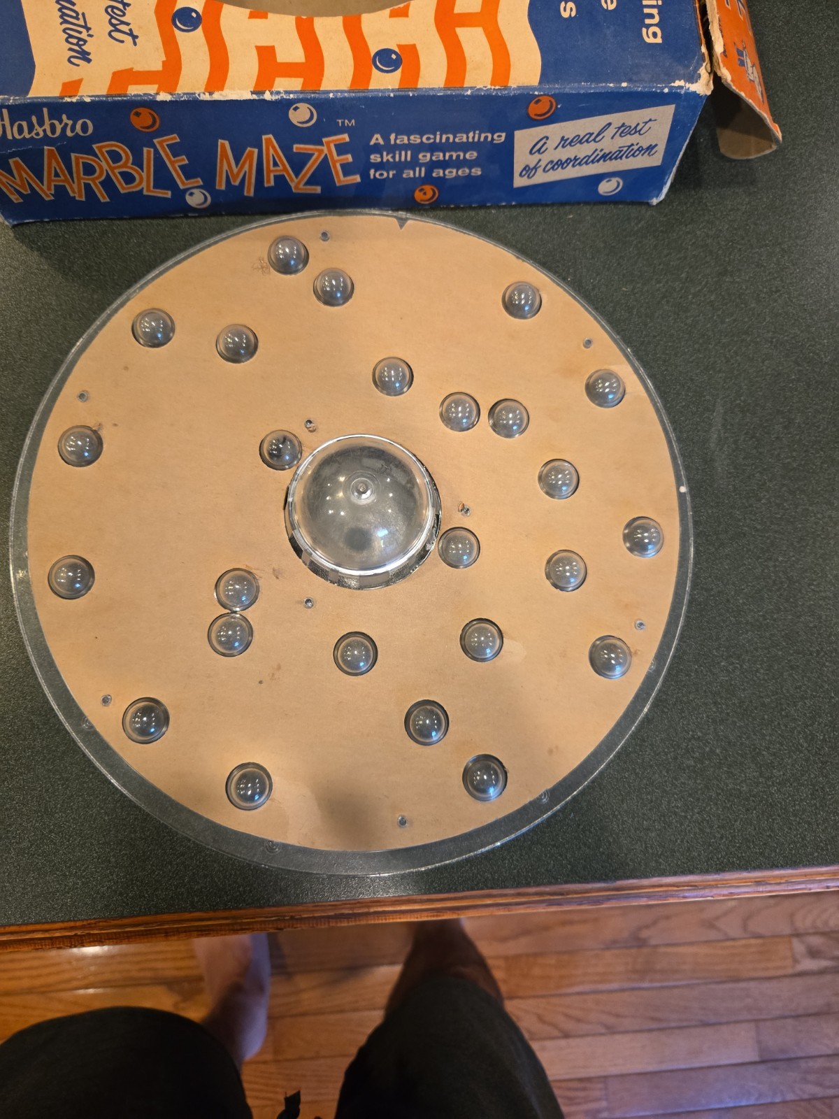 Vintage Hasbro Marble Maze Skill Game in Original Box