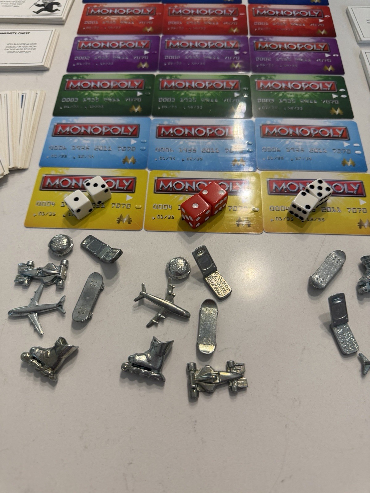 2011 Monopoly Electronic Banking Replacement Parts Pieces