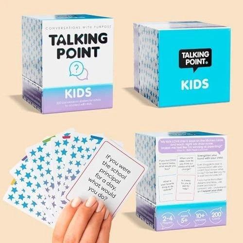 200 Kids Conversation Cards – Screen-Free Family Dinner Game and Road Trip Essen