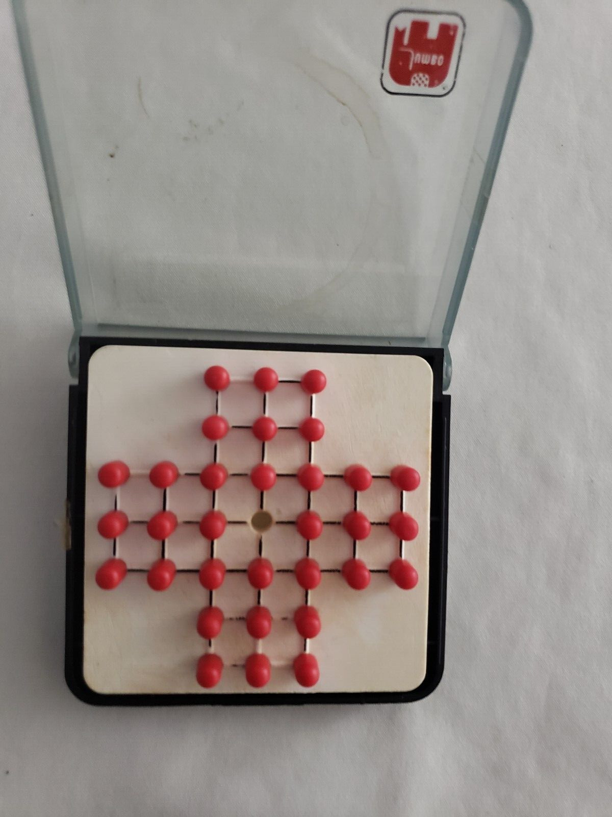 Vtg 1983 JUMBO Mini Play Solitaire Game Made In Germany