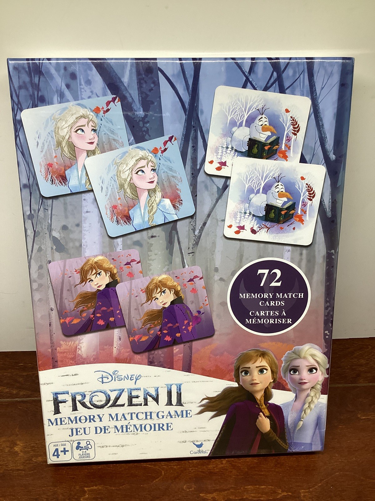DISNEY FROZEN II Memory Match Game 72 Cards Kids ELSA ANNA OLAF Educational NEW