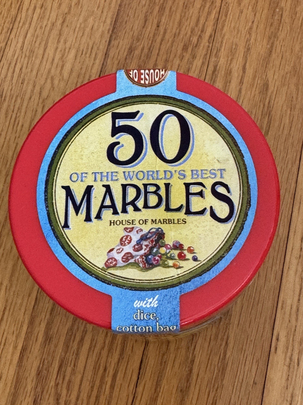 House Of Marbles ‘50 Of The World’s Best Marbles’ w/Bag ~ NEW/ UNOPENED