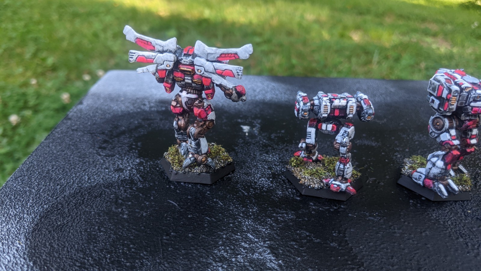 BattleTech: 21st Centauri Lancers Command. 4xModels. Painted.