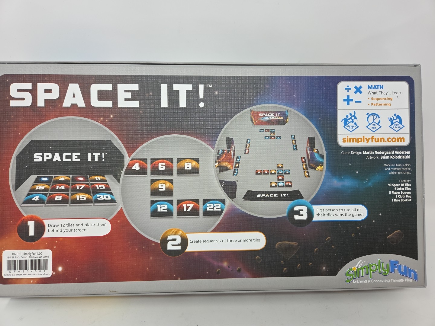 SimplyFun Space It! – Educational Kids’ Game – Learning Through Play