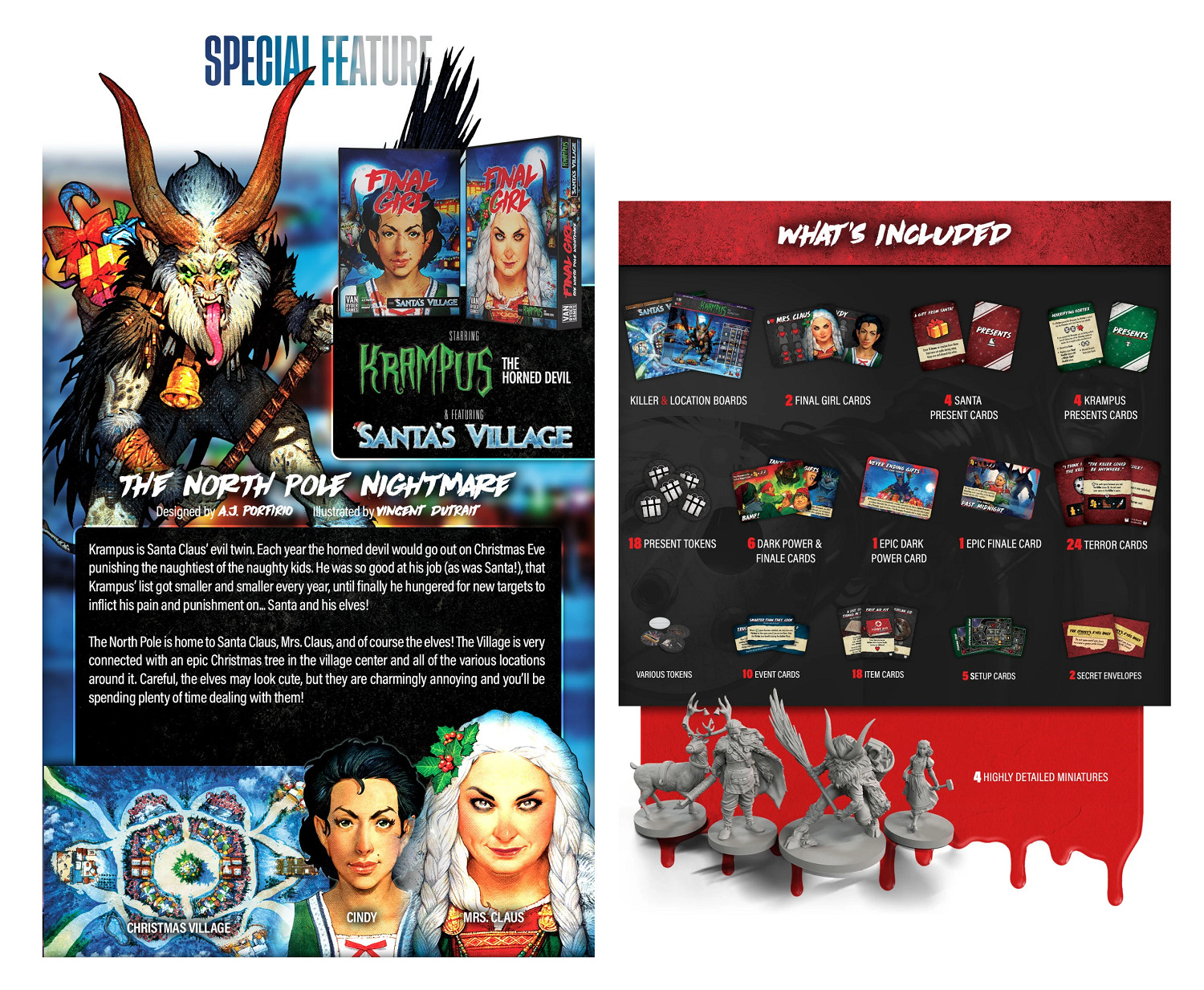 Final Girl: The North Pole Nightmare Pack Requires Core Box. Single Player Game.