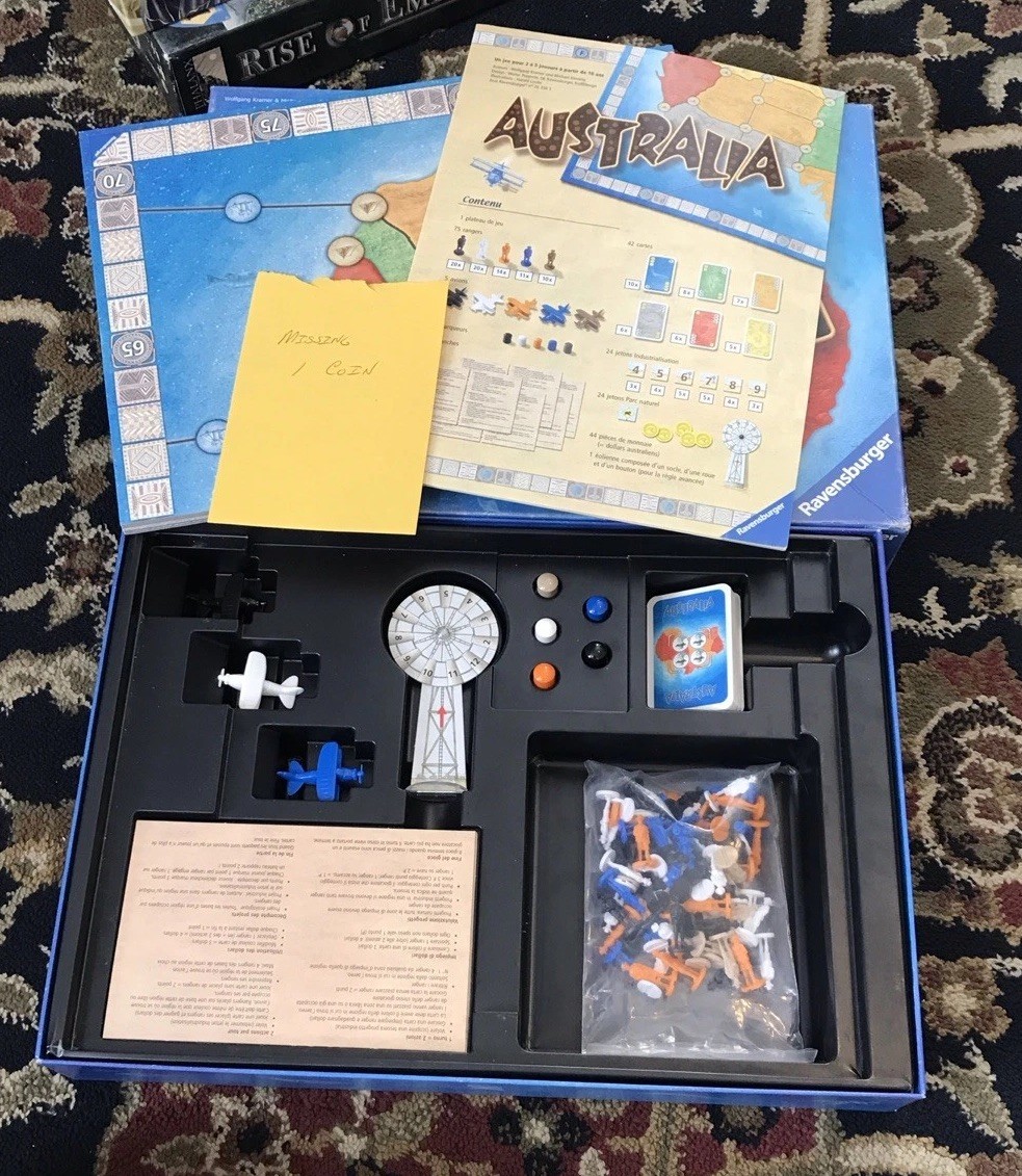 2005 Australia Strategy Family Board Game Ravensburger