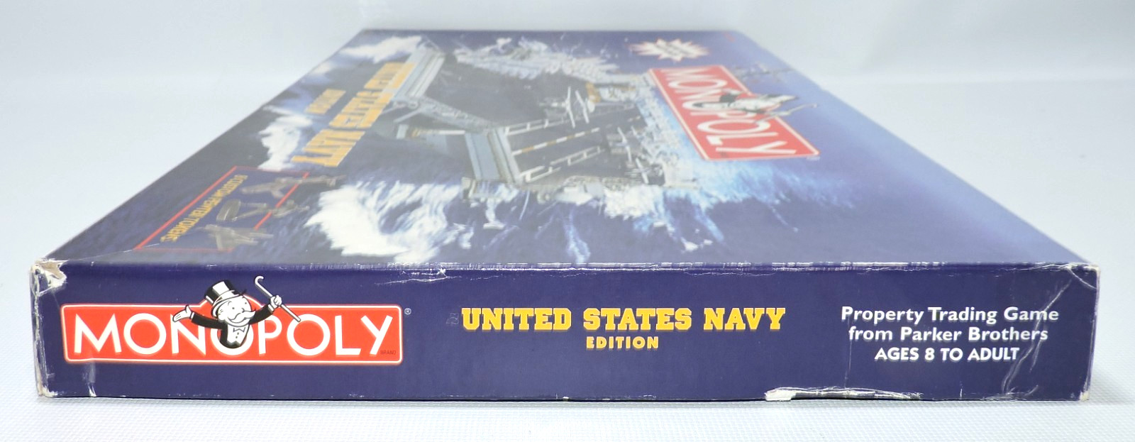 Monopoly United States U.S. Navy Edition Board Game NEAR COMPLETE -3 House/Hotel