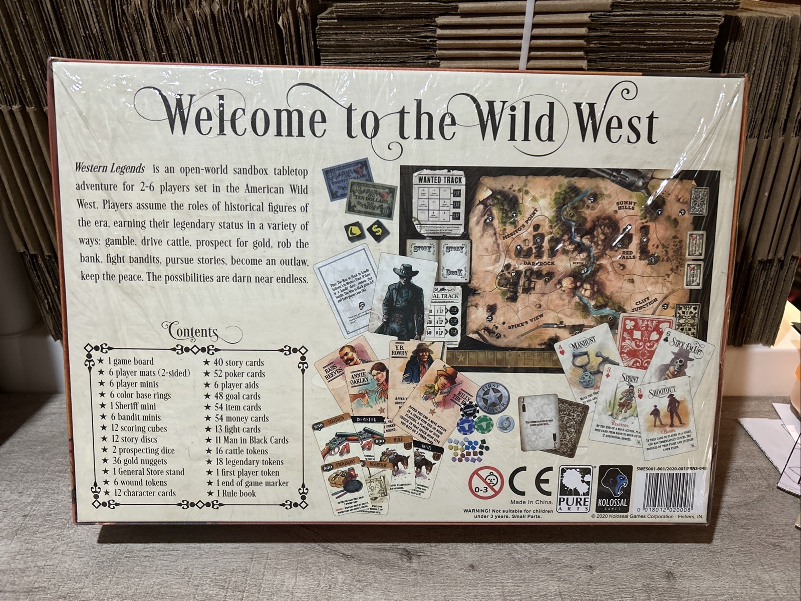Western Legends Board Game : Brand New and Manufacturer Sealed
