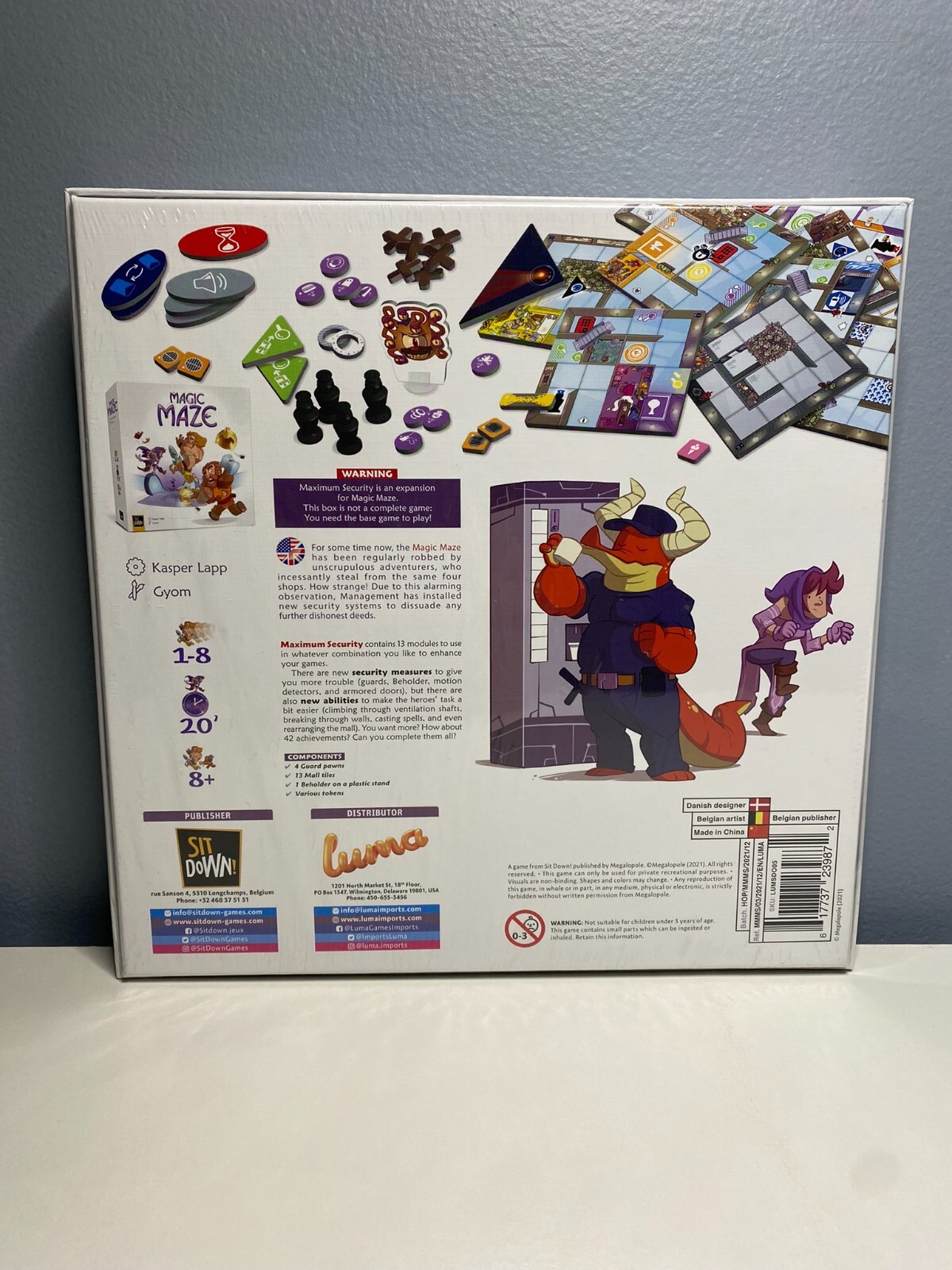 Magic Maze Maximum Security Expansion