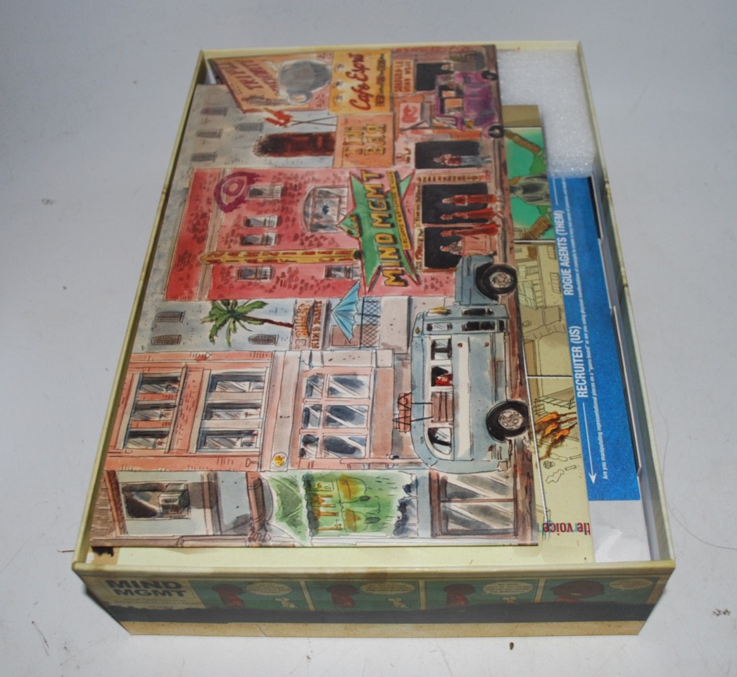 MIND MGMT: The Psychic Espionage Board Game – Off The Page Games – Open Box