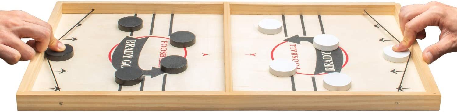 Desktop Winner PK Game Board Fast Sling Puck Game Paced Family Toys Child Gift