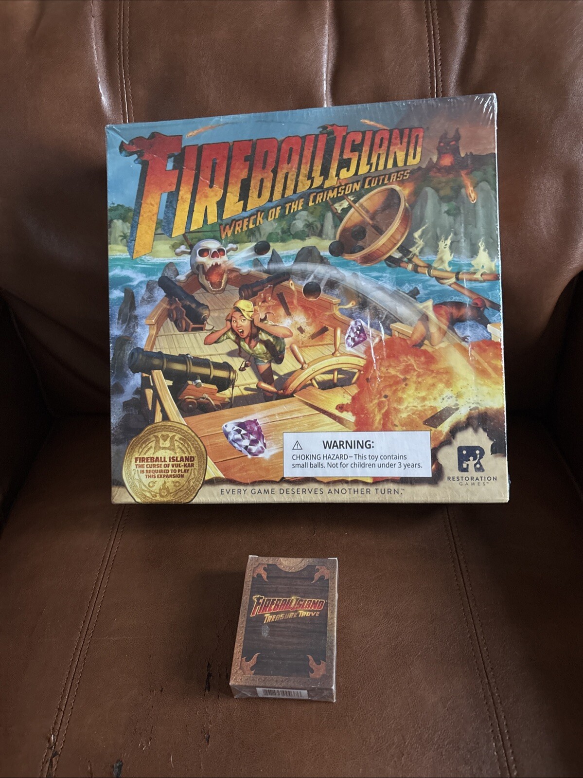 Fireball Island: Wreck Of The Crimson Cutlass + Treasure Trove New Sealed KS