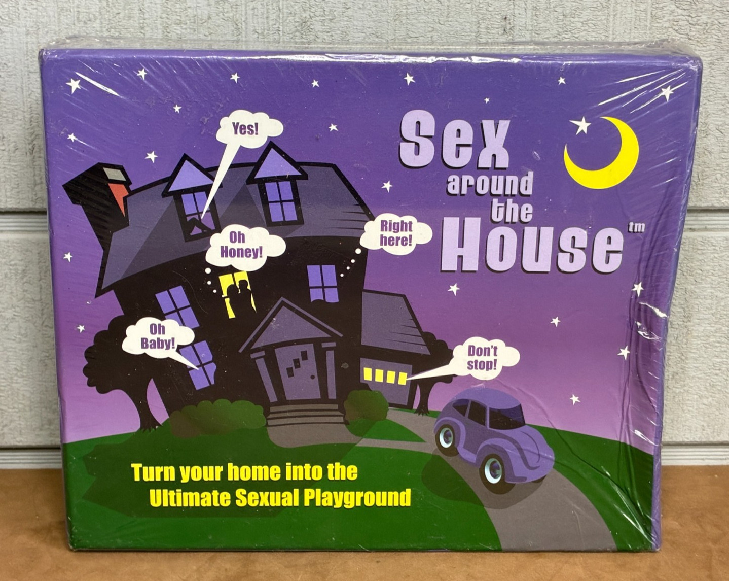 SEX AROUND THE HOUSE Adult Board Game ~ 2003 Ball & Chain Games ~ NEW SEALED BOX