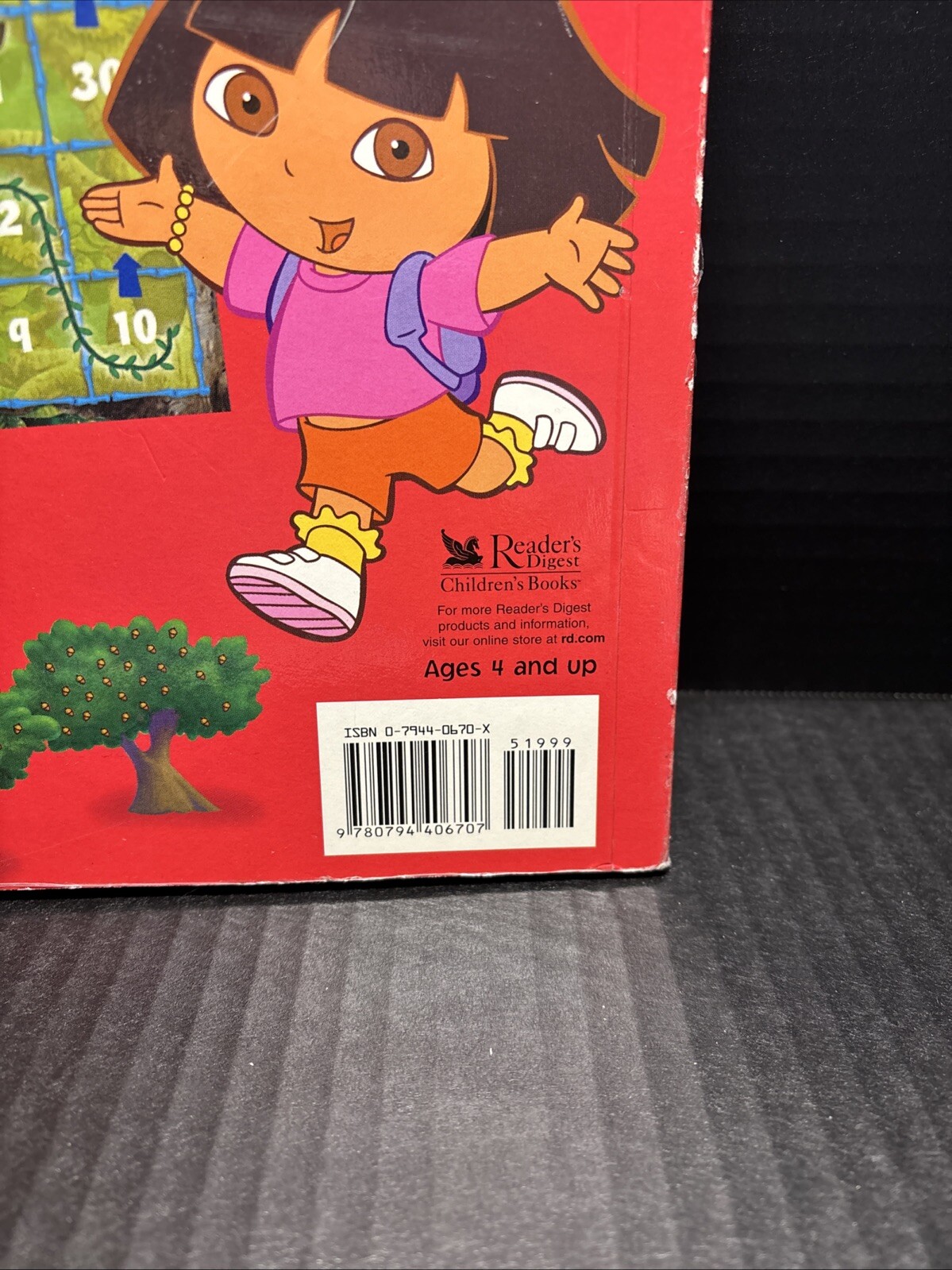 NICK JR. DORA THE EXPLORER ADVENTURE GAME BOOK-5 GAMES & 4 FIGURES-COPYRIGHT2004