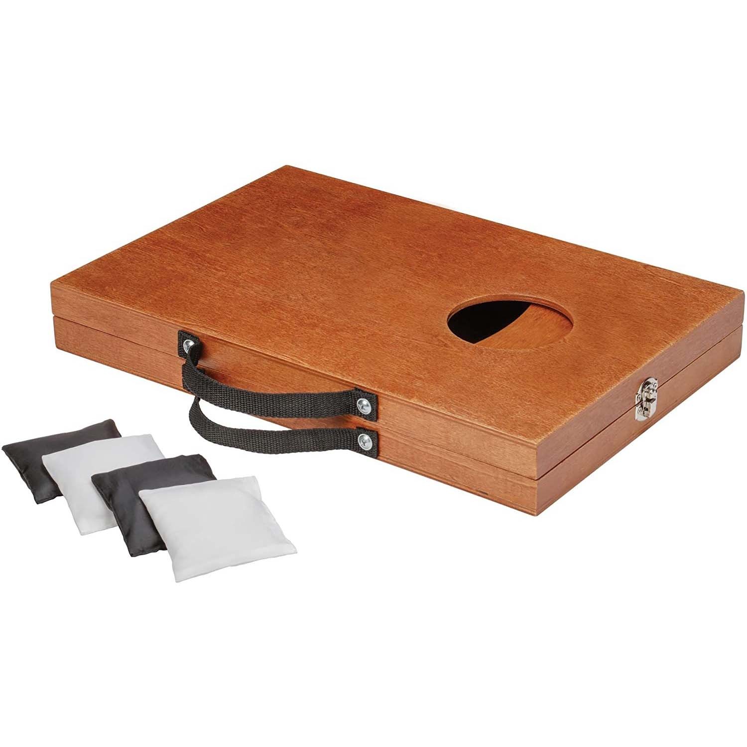 WE Games Indoor or Outdoor Travel Cornhole Game – 16 x 10.5 in.