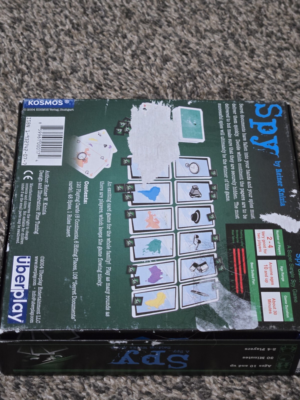SPY Strategy Family Party Card Game Uberplay Kosmos