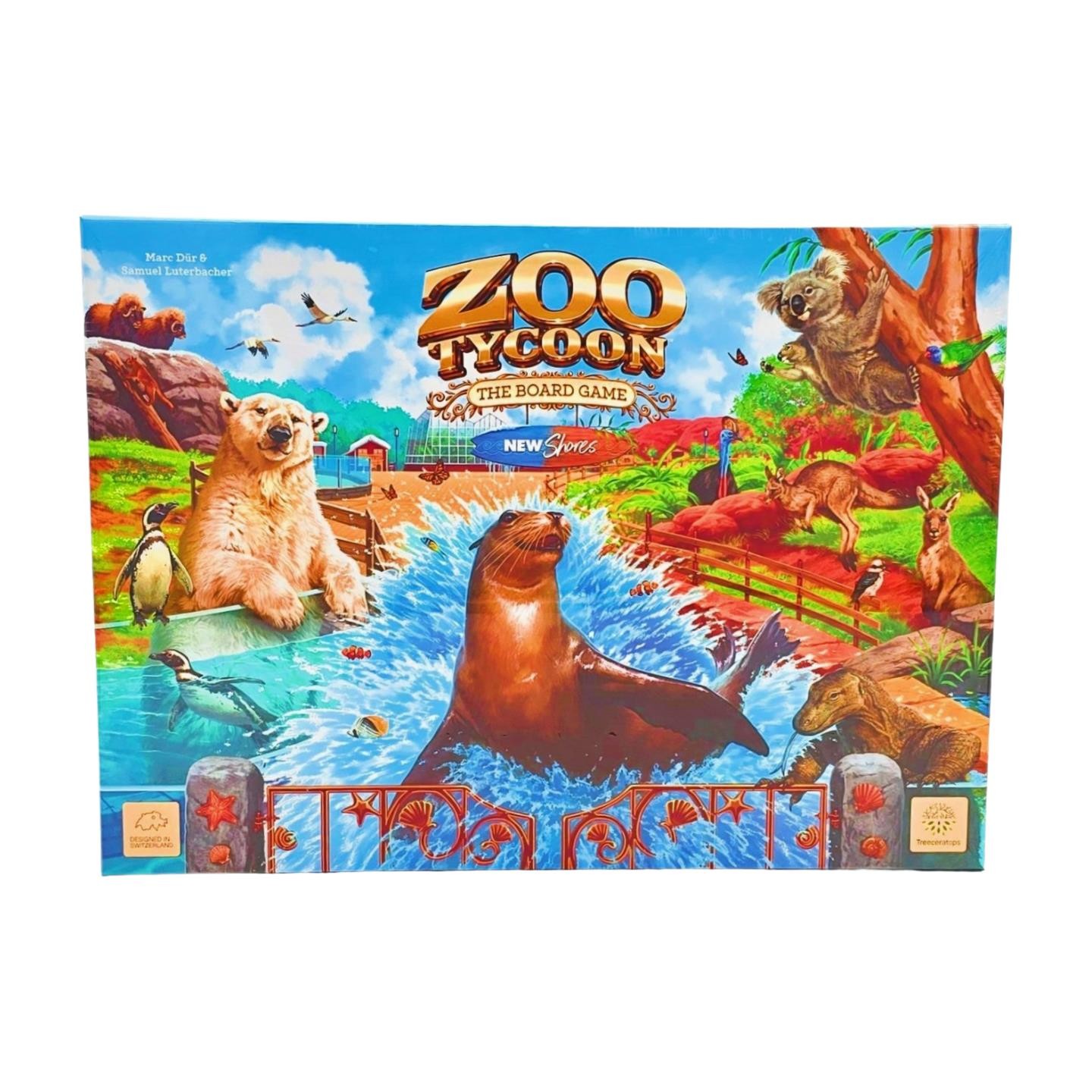 Zoo Tycoon: The Board Game All-In! Deluxe Edition by Treecer – SEALED