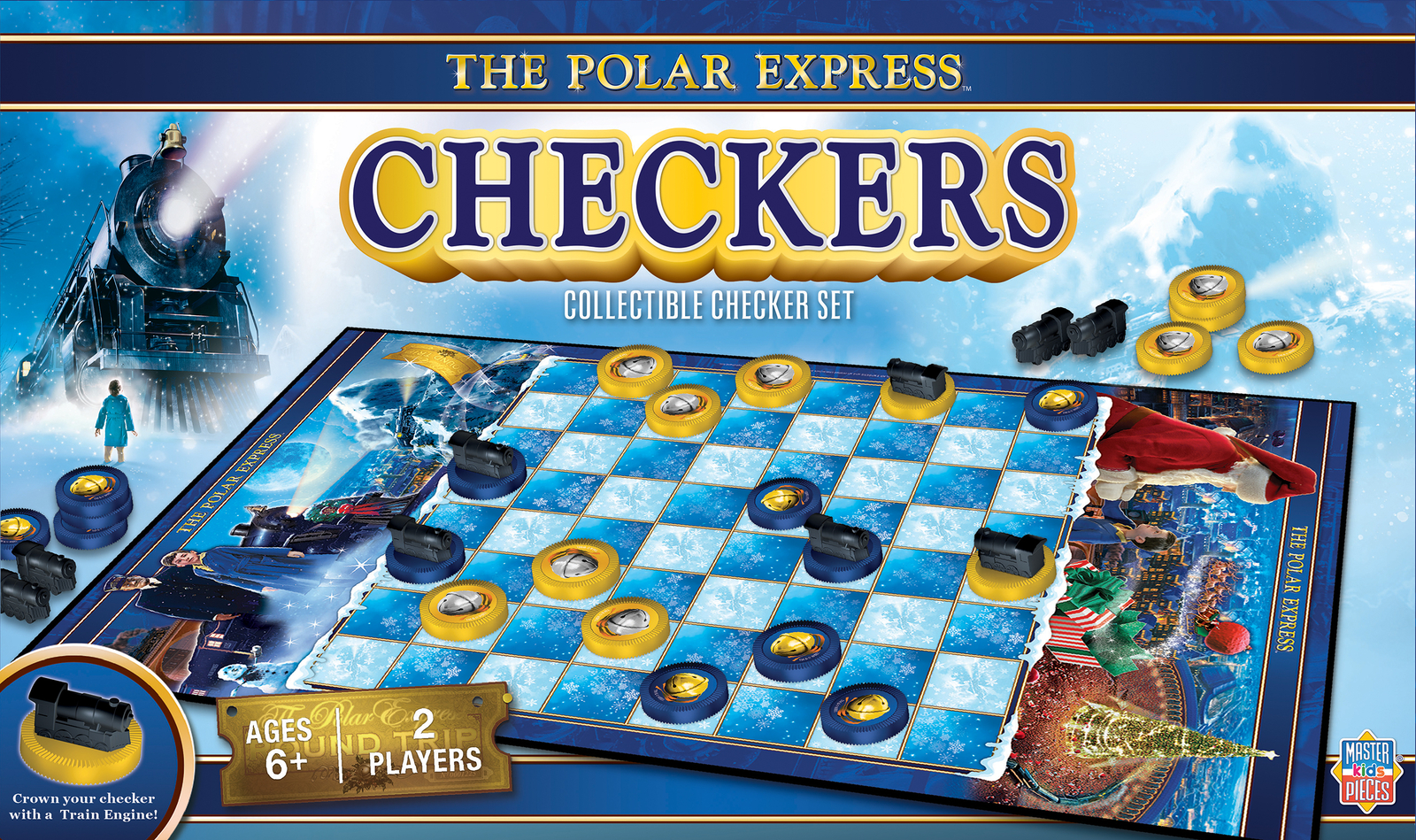 MasterPieces – The Polar Express – Officially Licensed Checkers Board Game