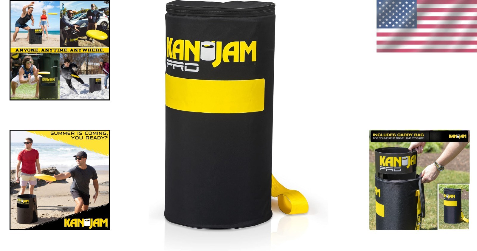 Kan Jam Classic Disc Toss Game – Portable Fun for Backyard & Beach Adventures