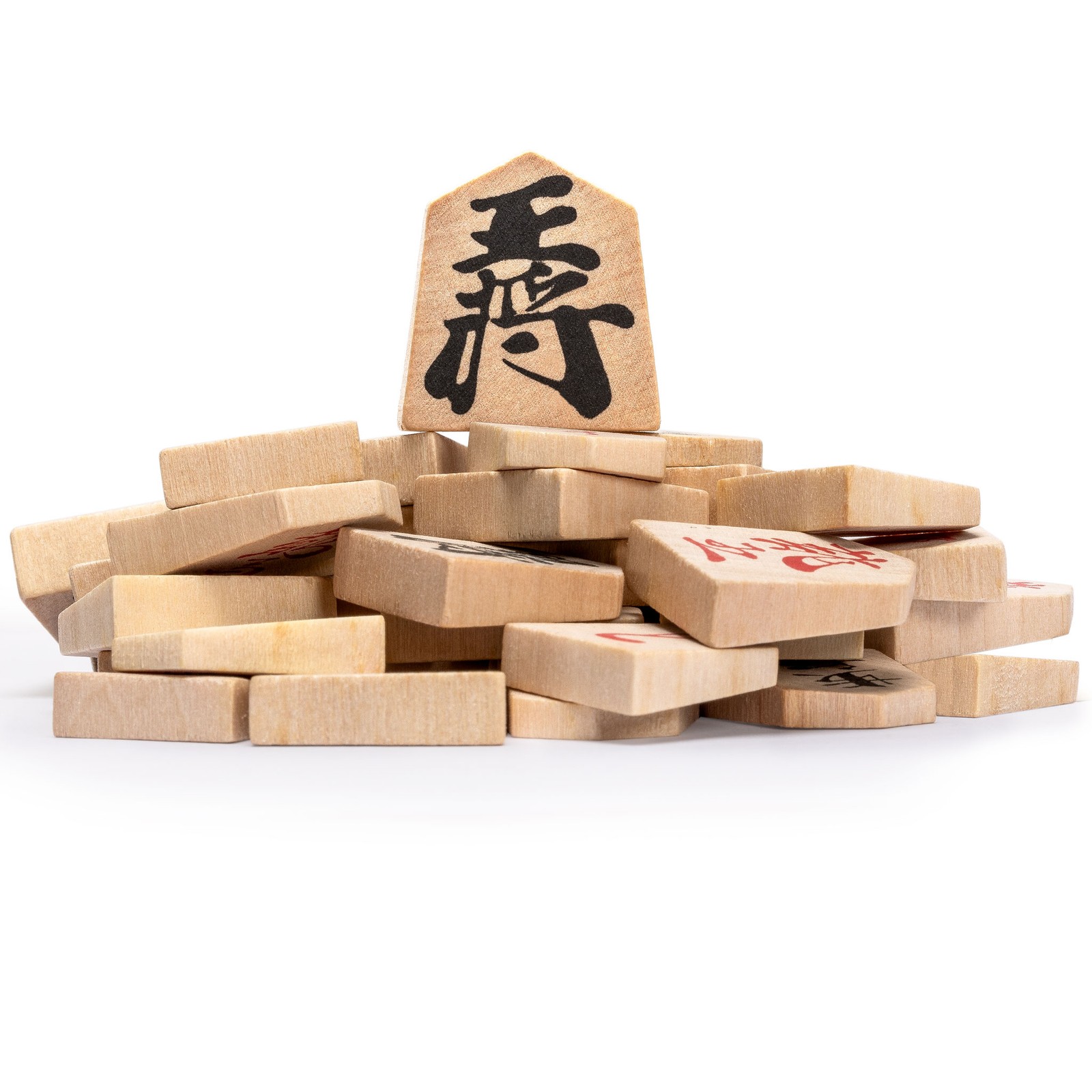 Shogi Japanese Chess Game Set – Wooden Table Board & Traditional Playing Pieces