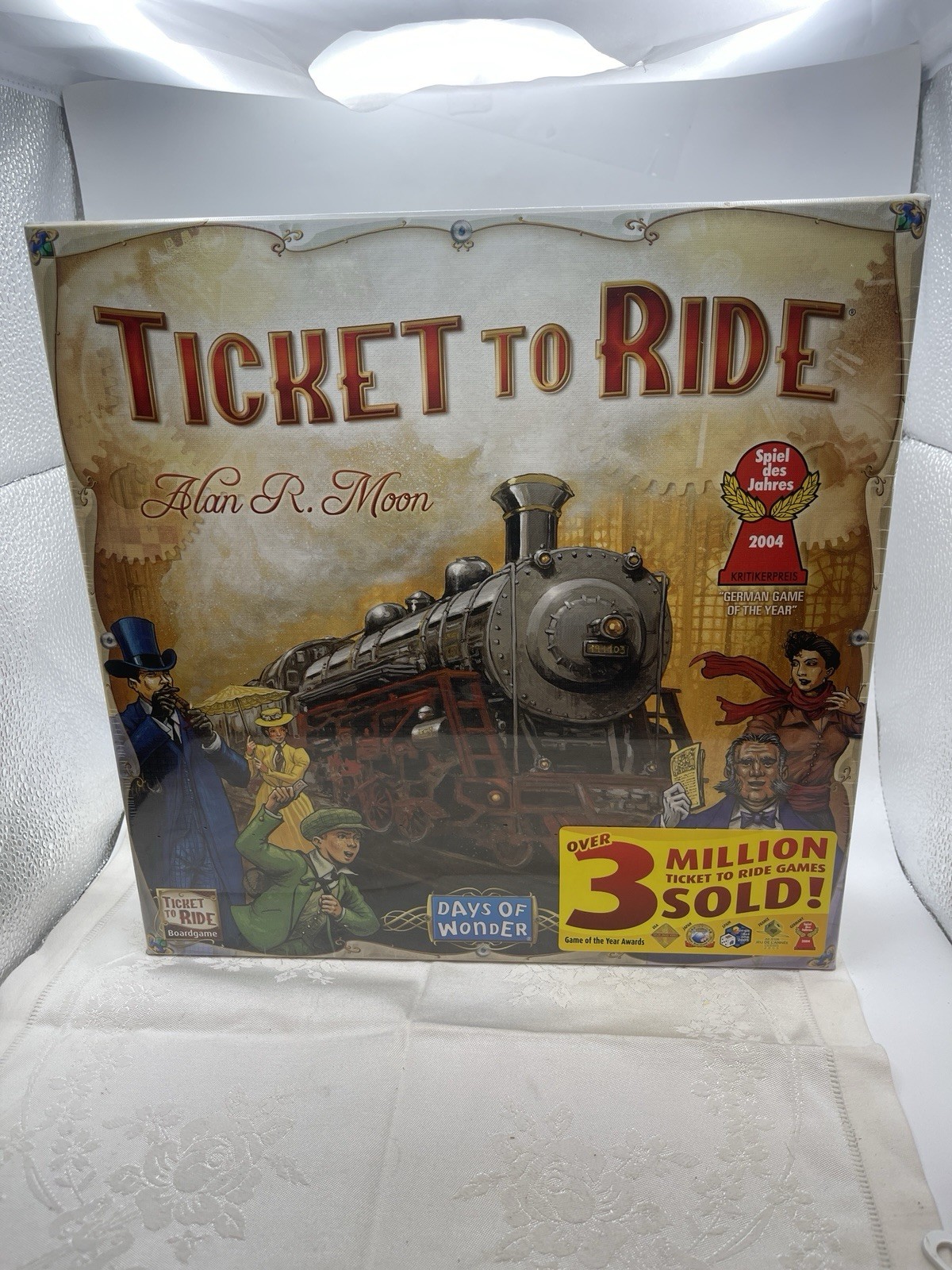 Ticket To Ride 2004 Alan R Moon Days of Wonder German Board Game NEW SEALED BOX