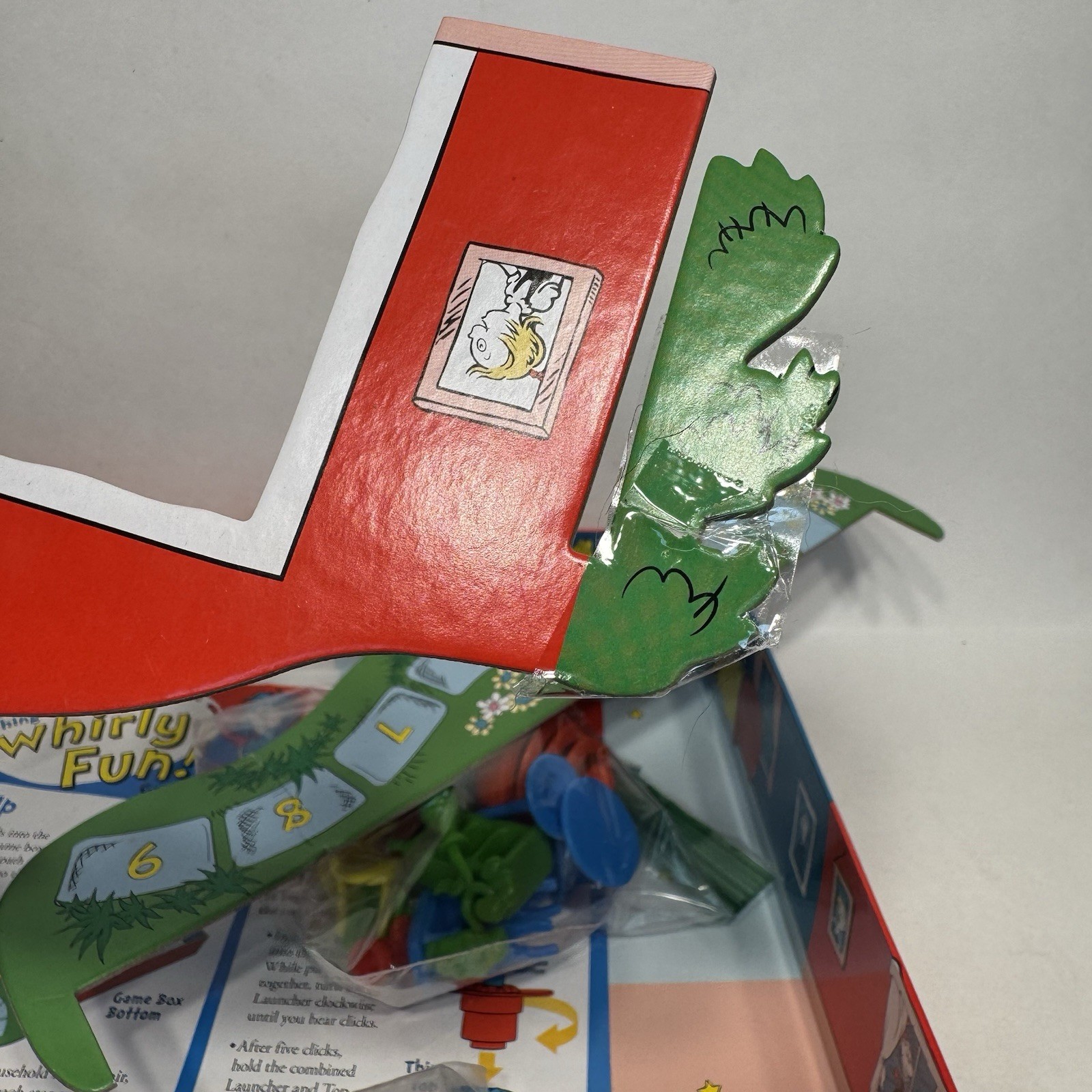 Dr. Seuss Whirly Fun Game Near COMPLETE Wonder Forge 2016 Cat in the Hat Read