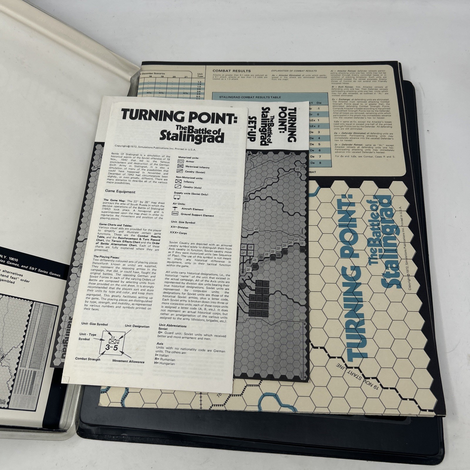 SPI Wargame Turning Point – The Battle of Stalingrad Tray Punched Copy