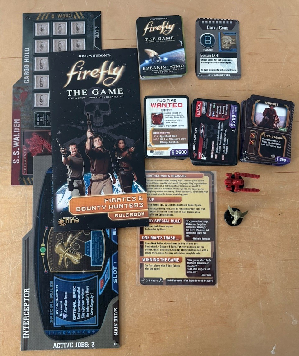 Firefly The Game Plus Bounty Hunter & breakin Atmo: Gale Force Nine: Please Read