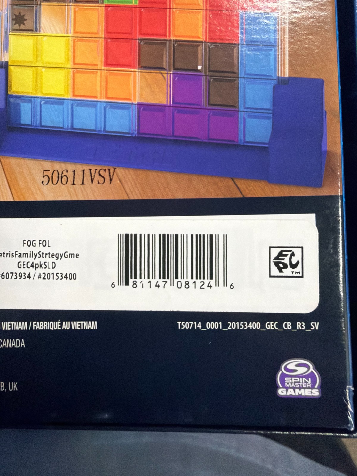Spin Master Games, Tetris The Board Game, Play the Classic Puzzle Game Tetris…
