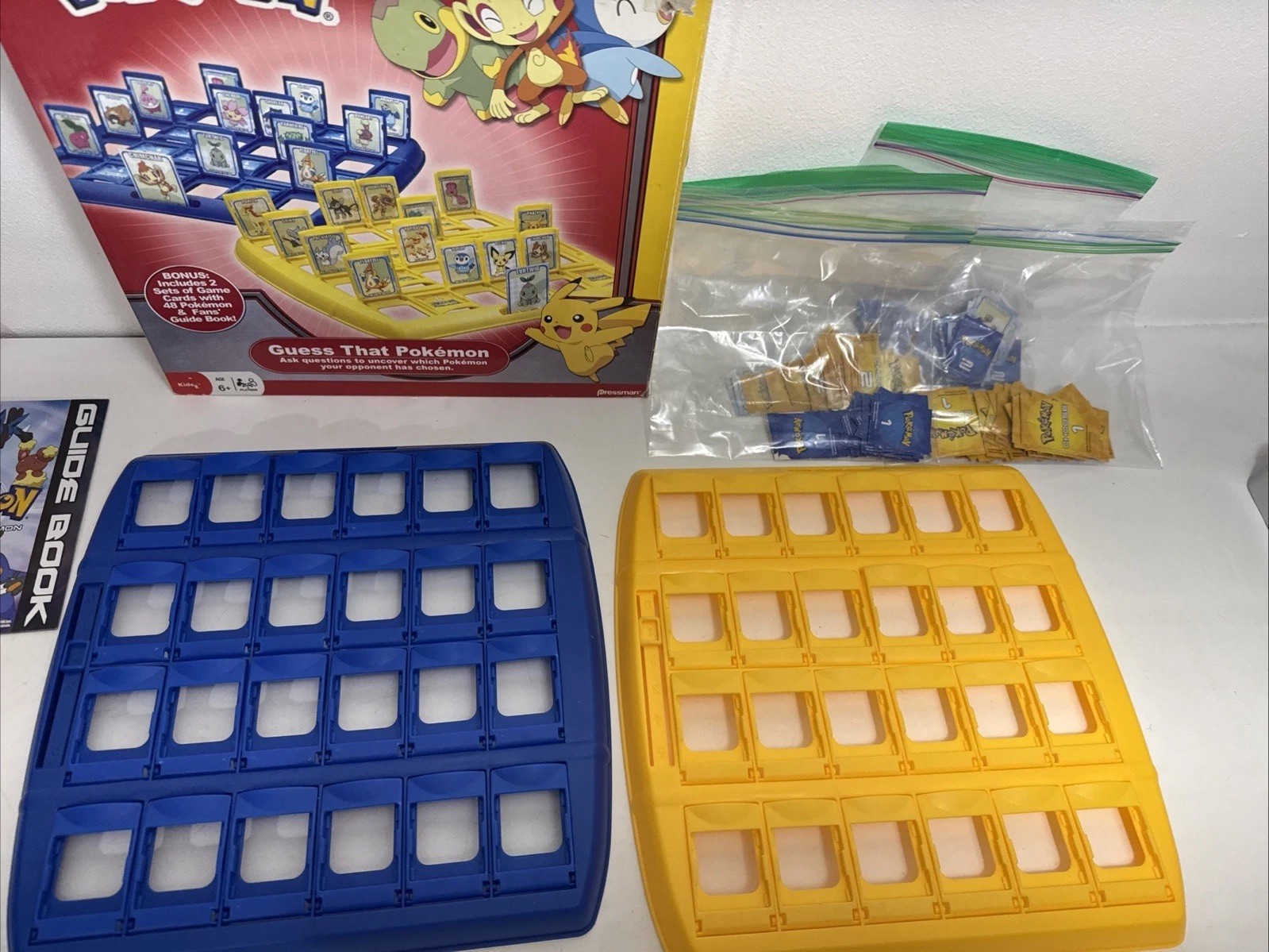 Guess That Pokemon Guess Who Board Game 2009 Pressman READ