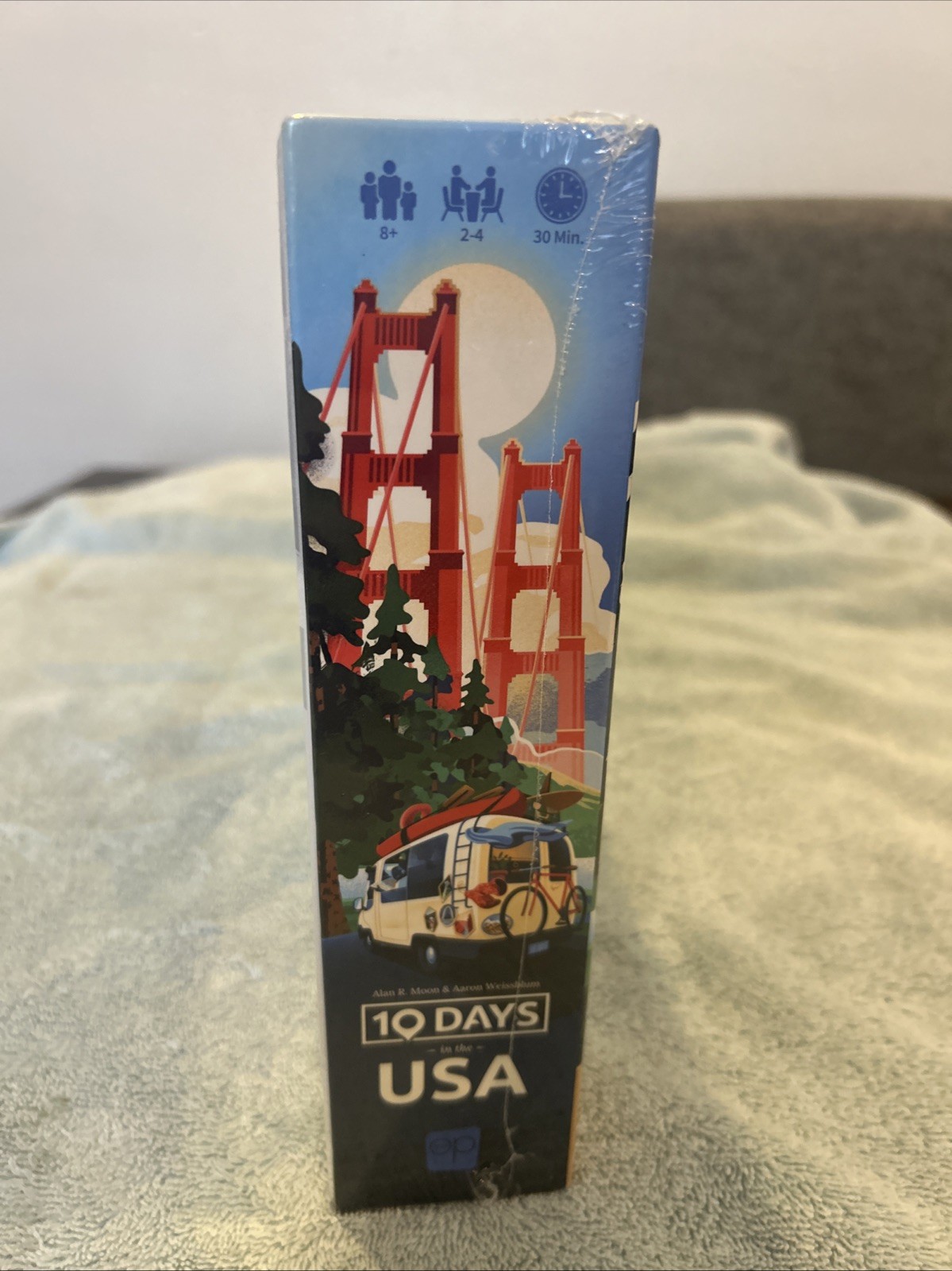 The Op Games 10 Days in the USA Board Game