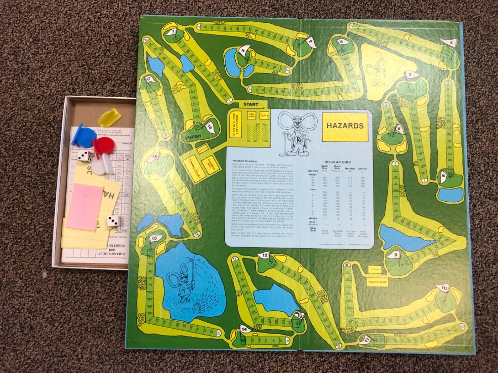 Vintage Regular Golf Board Game. Learn Golf Easy Educational and Entertaining