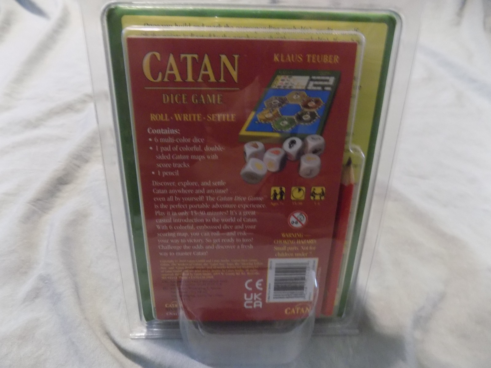 New Catan Dice Game Settlers of Catan Klaus Teuber ~ CN3120