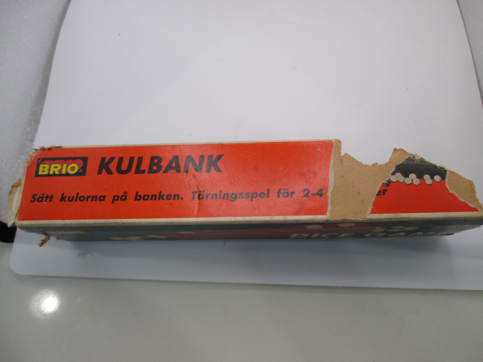 Vtg Brio Of Sweeden KULBANK Dice Game “A game with dice for 2–4 players”