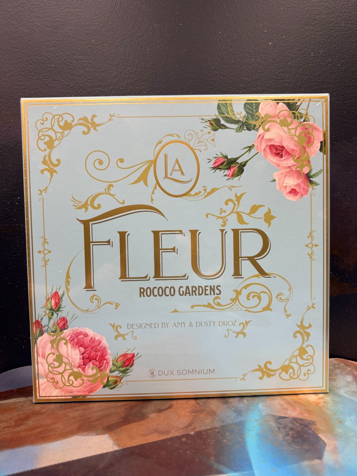 *NEW IN SHRINK WRAP, FREE US SHIPPING* La Fleur Board Game from Dux Somnium