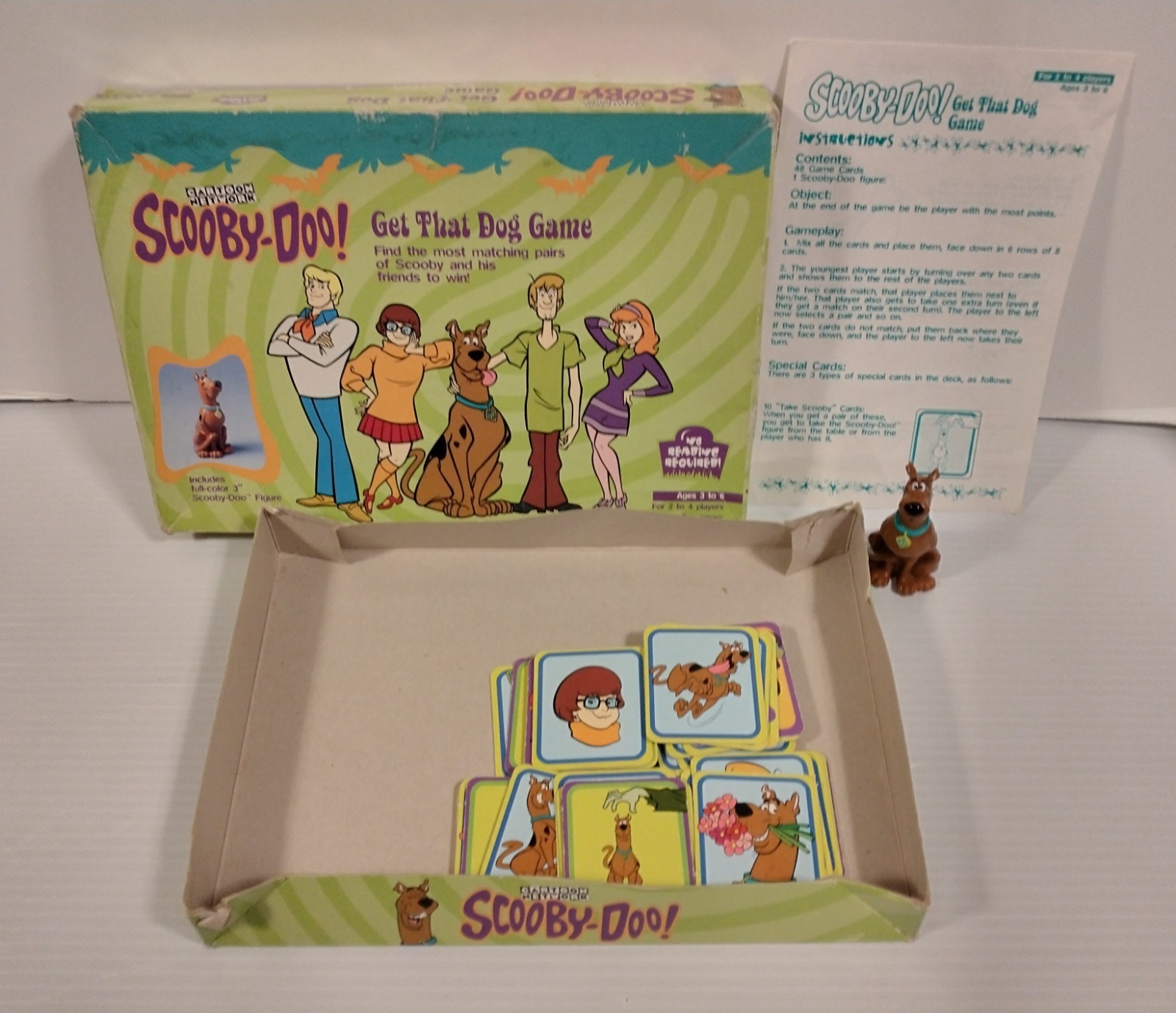 Pressman Cartoon Network Scooby-Doo Get That Dog Game Vintage 1999 Complete