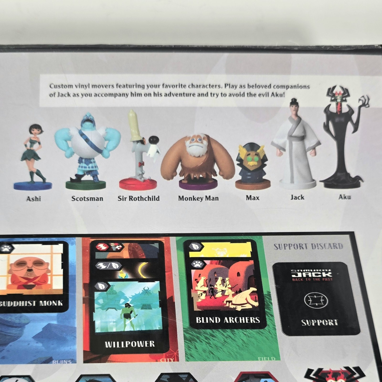 USAopoly Samurai Jack Back To The Past Board Game Cartoon Network Adult Swim