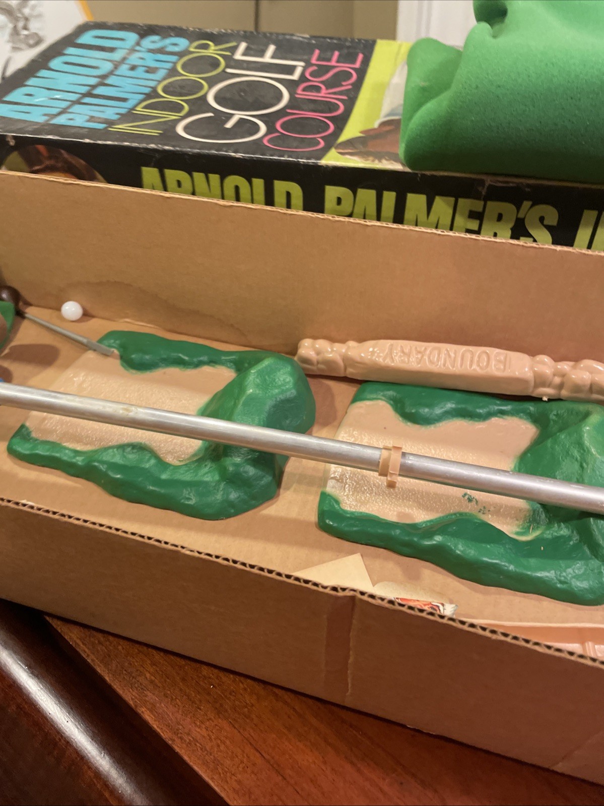 Vintage 1968 Arnold Palmer’s Indoor Golf Course Game MARX 5280 Large