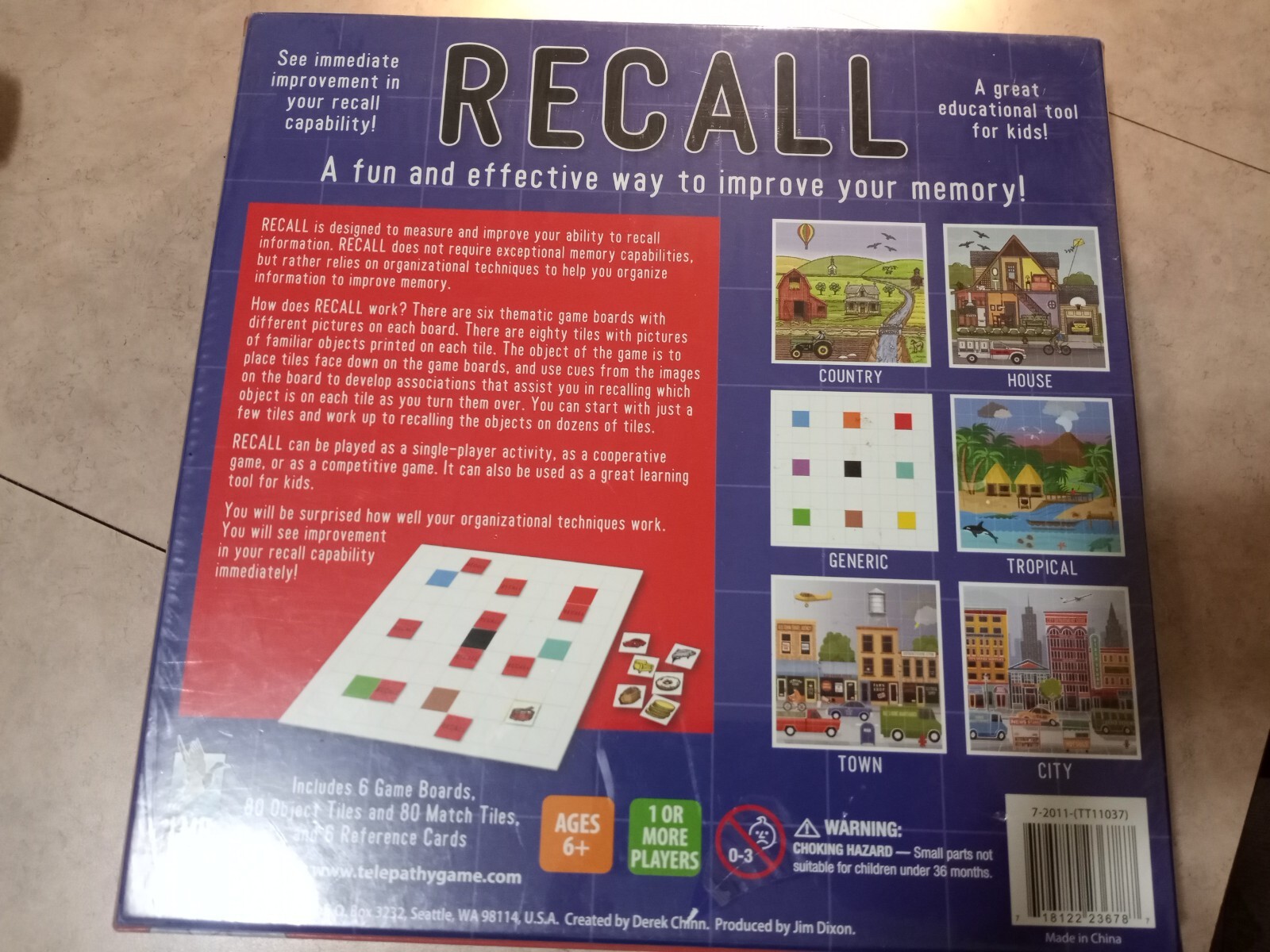 Recall Memory Game – Memory Improvement Game use for students, teachers, seniors