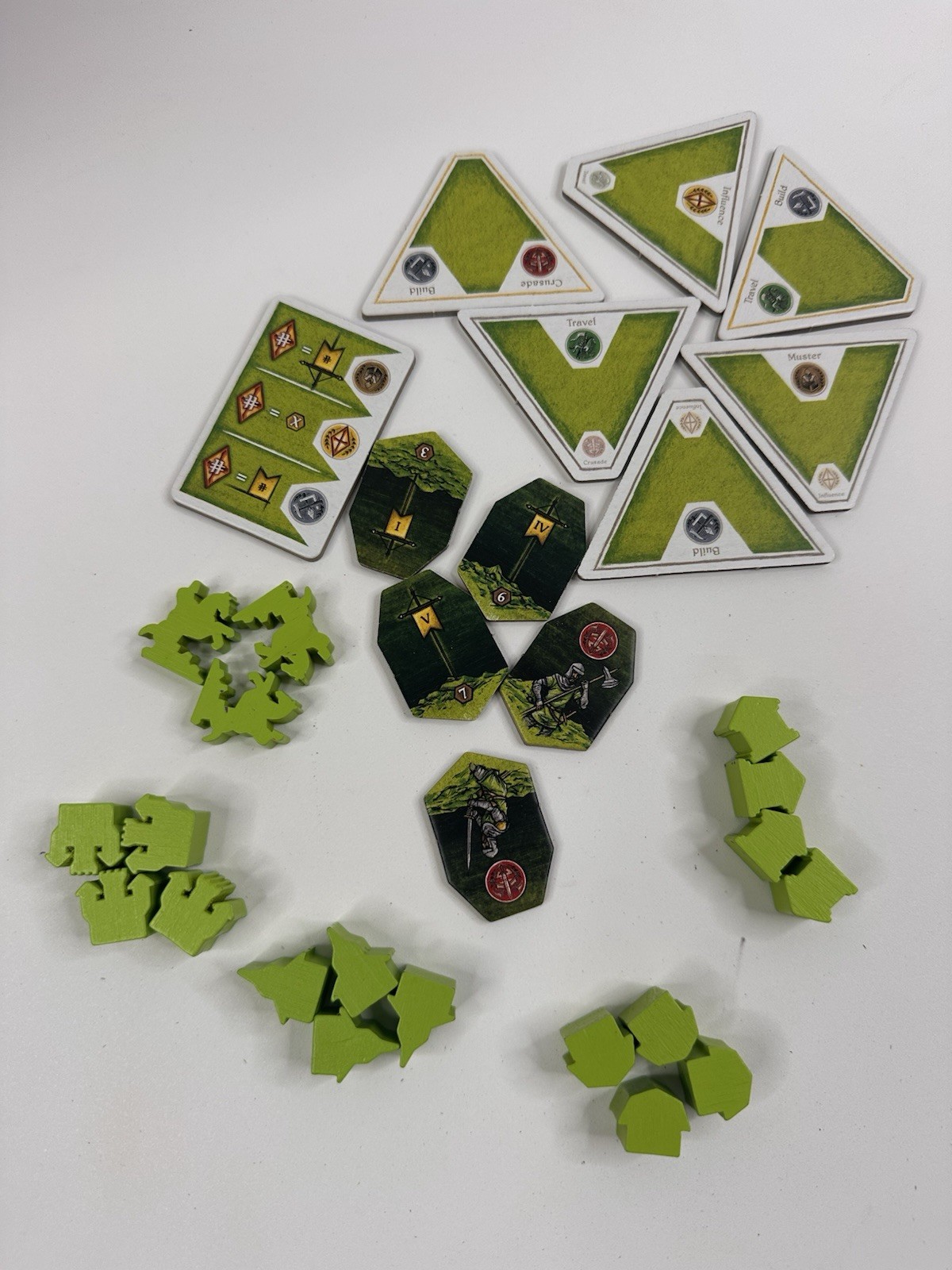CRUSADERS THY WILL BE DONE BOARD GAME TASTY MINSTREL GAMES SETH JAFFEE 2017