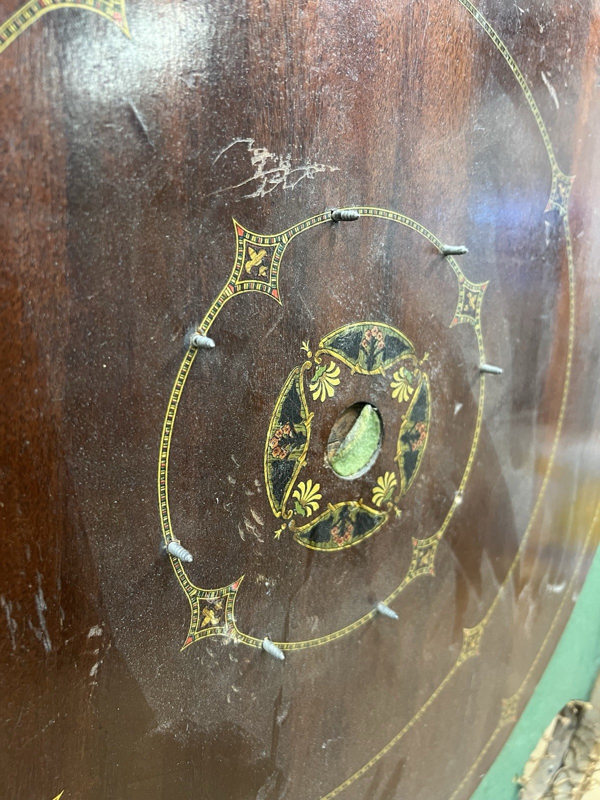 Vintage CARROM GAME BOARD Archarena original wood double sided old felt wall art